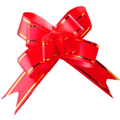 蝴蝶结拉花金钱树发财装饰