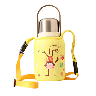 1L保温杯防摔保护套 适配苏泊尔1000ML大肚杯户外便携大容量壶袋