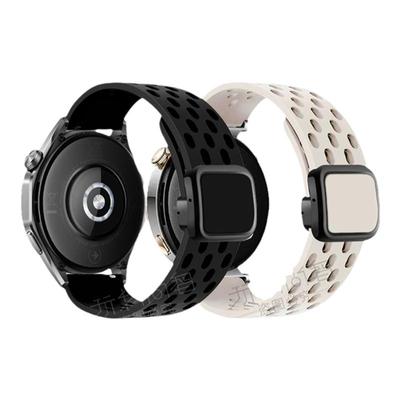 适用高驰COROS PACE3手表带PACE4磁吸方扣透气硅胶表带pace2运动APEX4智能2pro秋冬透气男生腕带女生表链