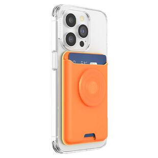 【MagSafe支架·植物卡包】PopSockets泡泡骚磁吸式气囊手机支架苹果iPhone17/16ProMax/Pro 卡包 商务便携