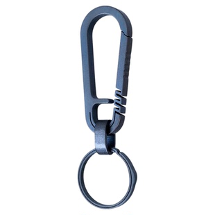 钛合金钥匙扣便携户外汽车钥匙圈环圈简约美观女男款耐用精致小巧