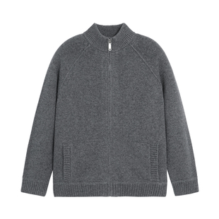 【绵羊毛混纺】BODYDREAM26春季新品老钱风开衫毛衣男休闲针织衫