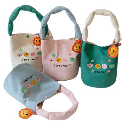 帆布手提水桶腋下包儿童生日周岁