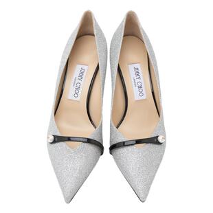 JIMMY CHOO周仰杰女士细闪尖头时尚细跟高跟鞋银泰百货 301604