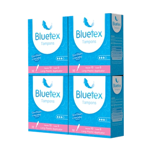 蓝宝丝Bluetex德国进口卫生棉条导管式内置卫生巾月经杯姨妈棉棒