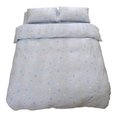 母婴级a类双层纱被套纯棉全棉