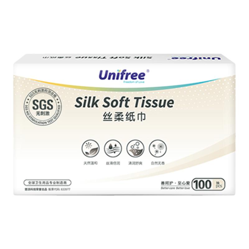 unifree婴儿宝宝专用整箱纸巾