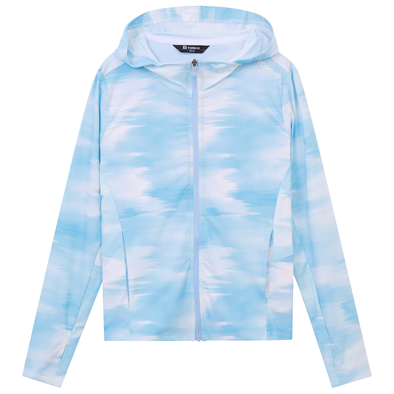 探路者儿童防晒衣2025新款夏季男女童户外凉感外套轻量透气皮肤衣