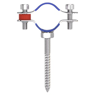 304不锈钢管卡固定管支架膨胀螺钉抱箍管夹水管夹子管道卡扣卡箍