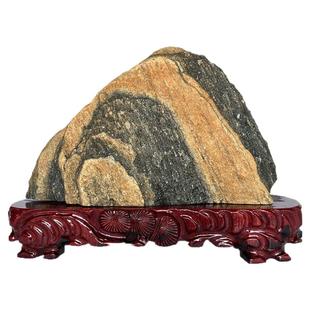 正宗泰山石天然石真山顶阳石天然原石办公室靠山石室内摆件饰品