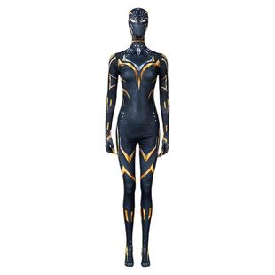 漫之秀 黑豹苏瑞版cos服女 漫威电影黑豹2印花连体衣cosplay套装
