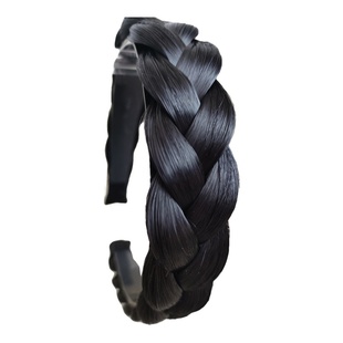 密尔多假发加粗辫子发箍新款2024年带齿防滑加宽加厚编发头箍压发