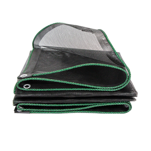 遮阳网格布篷布货车拉沙石遮盖布升级包边打孔高强丝货运防晒网纱