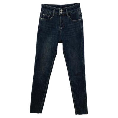 水貂绒高腰显瘦加厚加绒小脚裤女