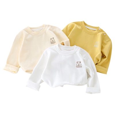 宝宝春秋长袖T恤纯棉打底衫