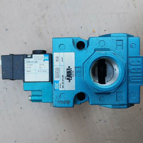询价-MAC电磁阀130B-611JM，工作电压24VDC，功