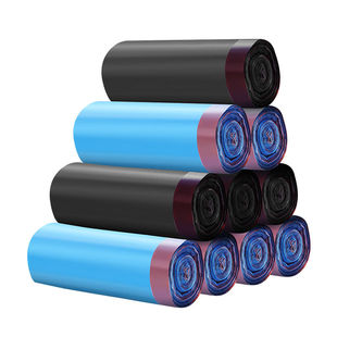 抽绳收口垃圾袋家用手提式加厚实惠装厨房专用中大号垃圾袋收纳盒