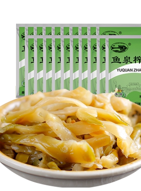 鱼泉美味榨菜丝15g*40袋学生开味榨菜袋装下饭菜小包装咸菜涪陵