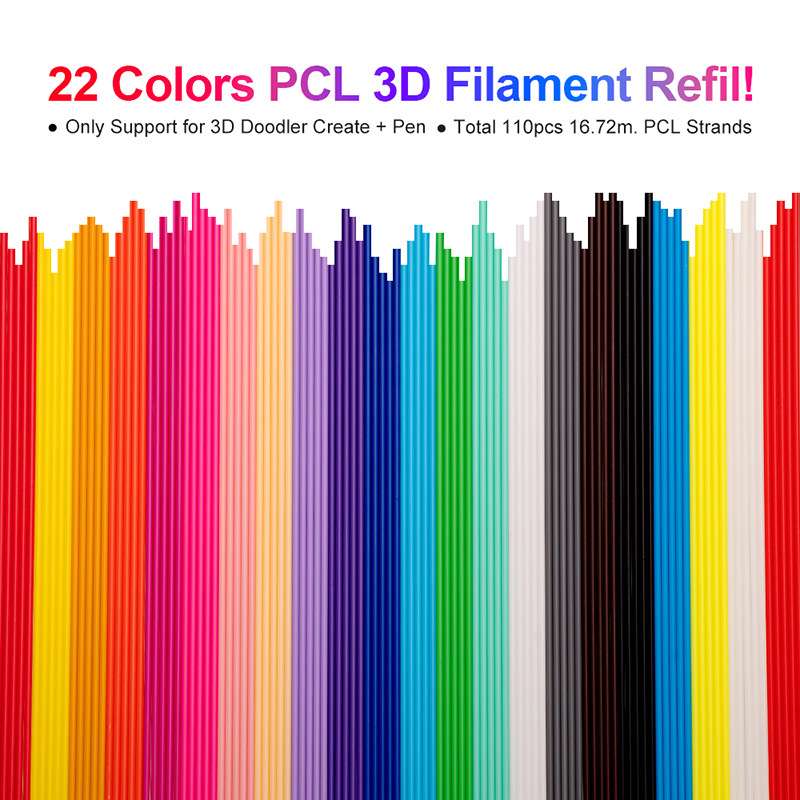 厂家直销跨境爆品2.5mm低温耗材儿童塑料PCL打印笔丝3D3ddoodler