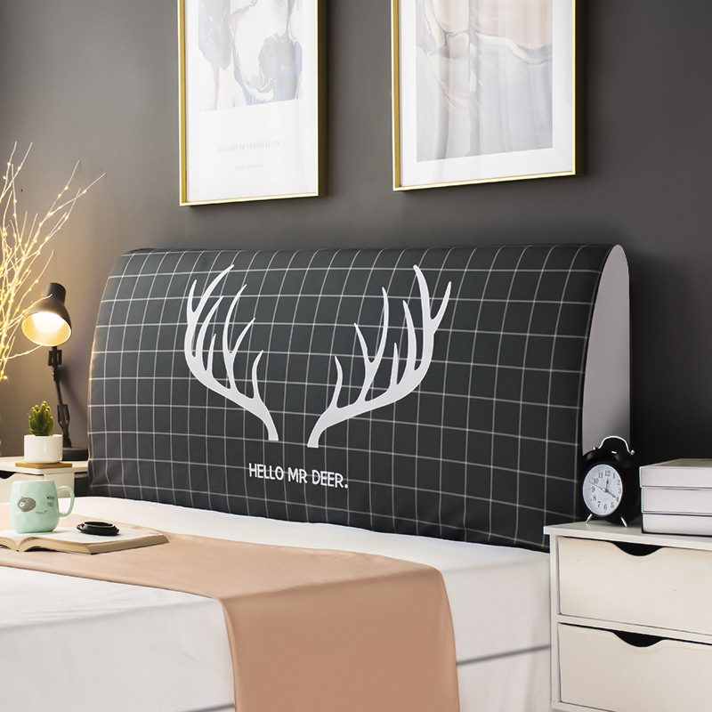 2床头套罩床头罩防尘床头保护套全简约床靠背罩风格北欧软包ins包