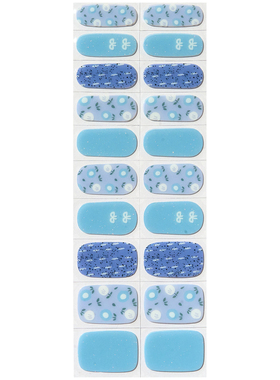 新升级凝胶感免烤防水美甲贴纸