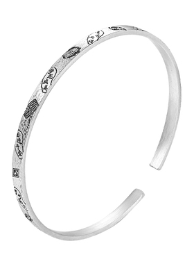 永兴银楼足银999吉言平板手镯