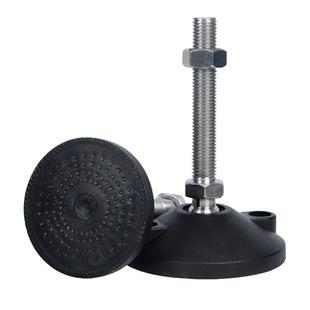 304不锈钢尼龙万向脚杯橡胶脚垫地脚盘螺丝调节脚支撑蹄脚