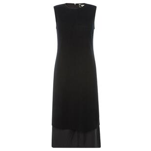 【折扣】INSPIRE STORIES 黑色假两件无袖中长裙背心裙