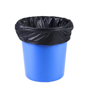 大垃圾袋大号垃圾袋加厚黑色特大平口塑料袋宾馆环卫酒店物业商用