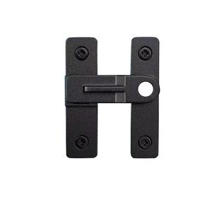 新款免打孔推拉门门锁门扣门栓90度直角移门门锁扣搭扣防盗门插销