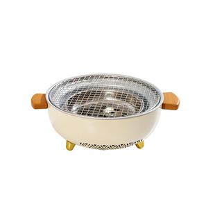 尚烤佳2025新款围炉煮茶烤火炉套装碳烤炉家用烧烤盘茶壶户外取暖