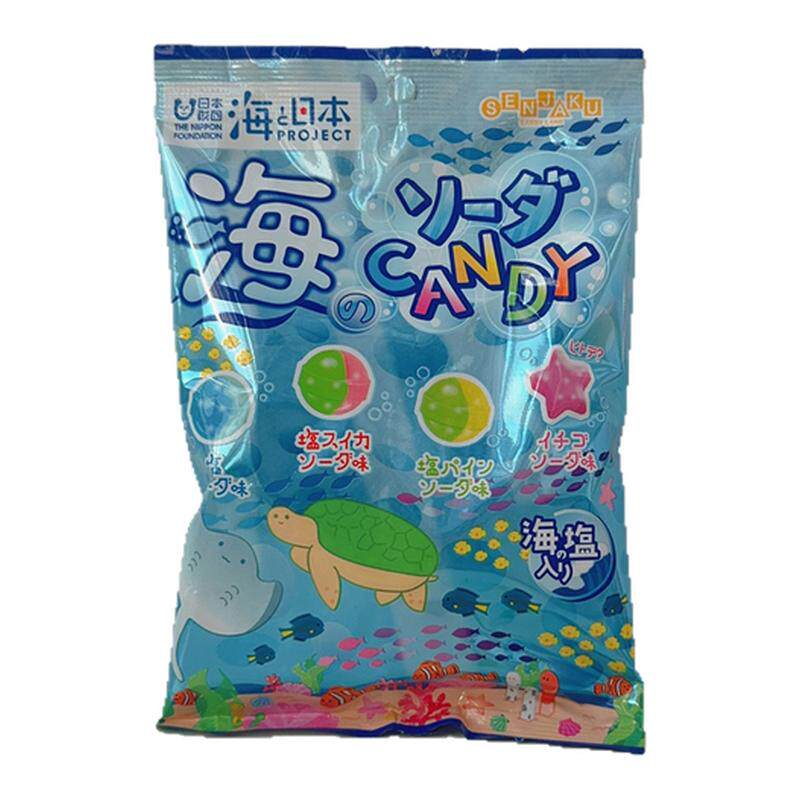 日本进口扇雀饴岩盐味硬糖