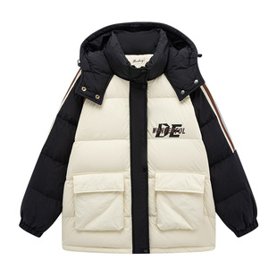 初中生棉衣外套新款高中生秋冬季2025大童加厚羽绒棉服青少年女孩