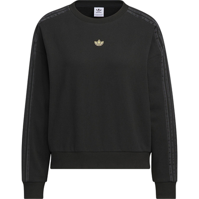 Adidas/阿迪达斯正品三叶草女士针织圆领休闲套头卫衣KB1924