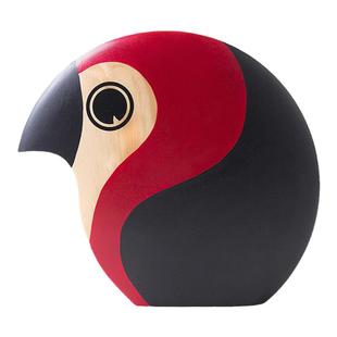 ARCHITECTMADE北欧设计Discus Bird原木鹦鹉 铁饼鸟 家居装饰摆件