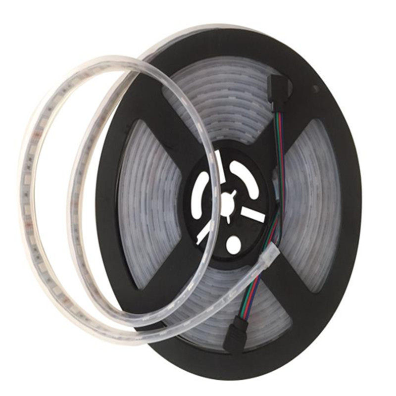 12V遥控滴胶5050RGB变色灯带