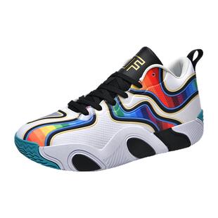 新款实战篮球鞋塔图姆三代耐磨学生中帮减震气垫男女款专业运动鞋