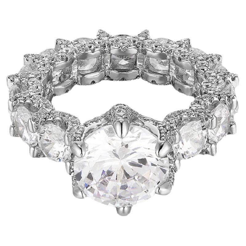 KREAM ICE RING满钻戒指嘻哈原创设计男女同款情侣款潮流百搭个性