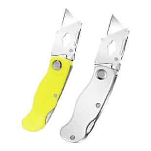 纯铝合金折叠刀刀大全特种拆包刀不锈钢电工刀进口重型高级美工刀