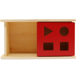 蒙台梭利蒙特蒙氏教具03岁幼儿园早教手指训练永久目标盒子长抽屉