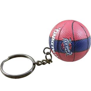 迷你NBA颗粒篮球小挂件钥匙扣 男生球迷纪念品东西部球队