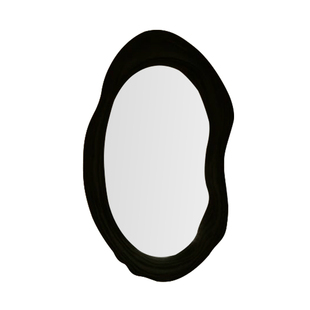 侘寂风异形创意装饰镜子家居设计师挂镜高颜值led智能艺术梳妆镜