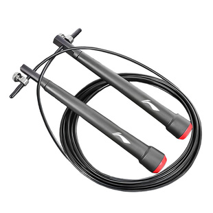 李宁竞速跳绳学生专用钢丝燃脂绳儿童小学初中考试比赛超轻跳绳