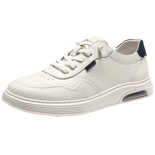 森达板鞋男2026夏季新款商场同款简约休闲小白鞋K5H12BM6