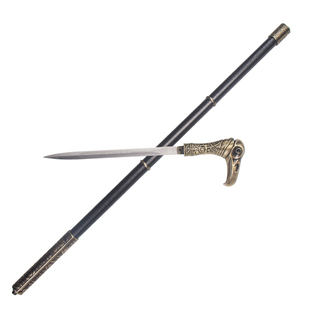 刺客信条6枭雄辛迪加拐杖剑手杖剑袖剑COS武器游戏道具模型未开刃