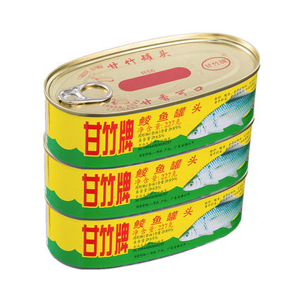 豆鼓鲮鱼甘竹牌鲜炸罐头227g