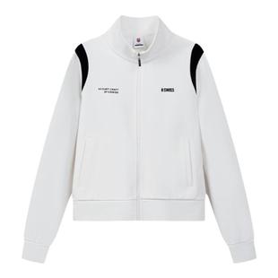 KSWISS盖世威外套女 春季 潮流百搭休闲时尚撞色针织上衣 199914