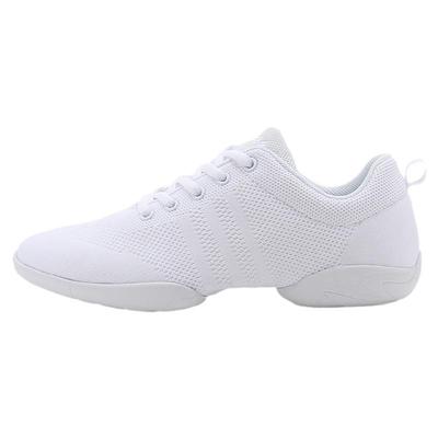 竞技健美操鞋网面透气广场舞