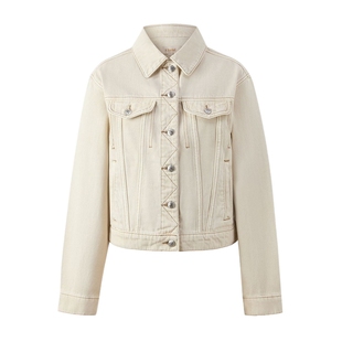 【泡芙牛仔】Eland衣恋短外套女复古腰部侧插袋外套2025夏季新款