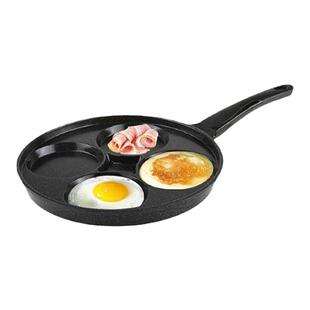 韩国PRIMO电磁炉燃气通用煎蛋锅四孔煎鸡蛋锅不粘锅烙饼锅28cm